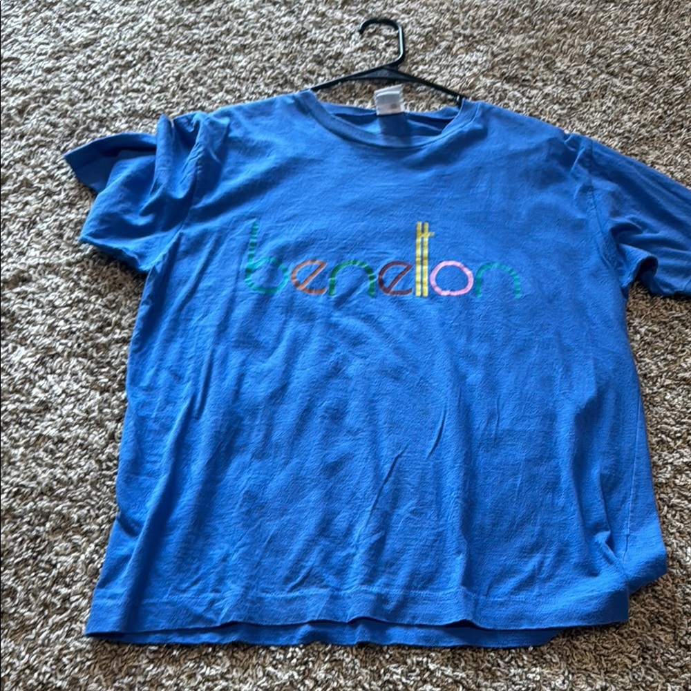 United Colors Of Benetton Sky Blue Tee